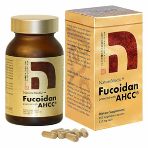 NatureMedic Fucoidan AHCC Nhật Bản, Lọ 160 viên